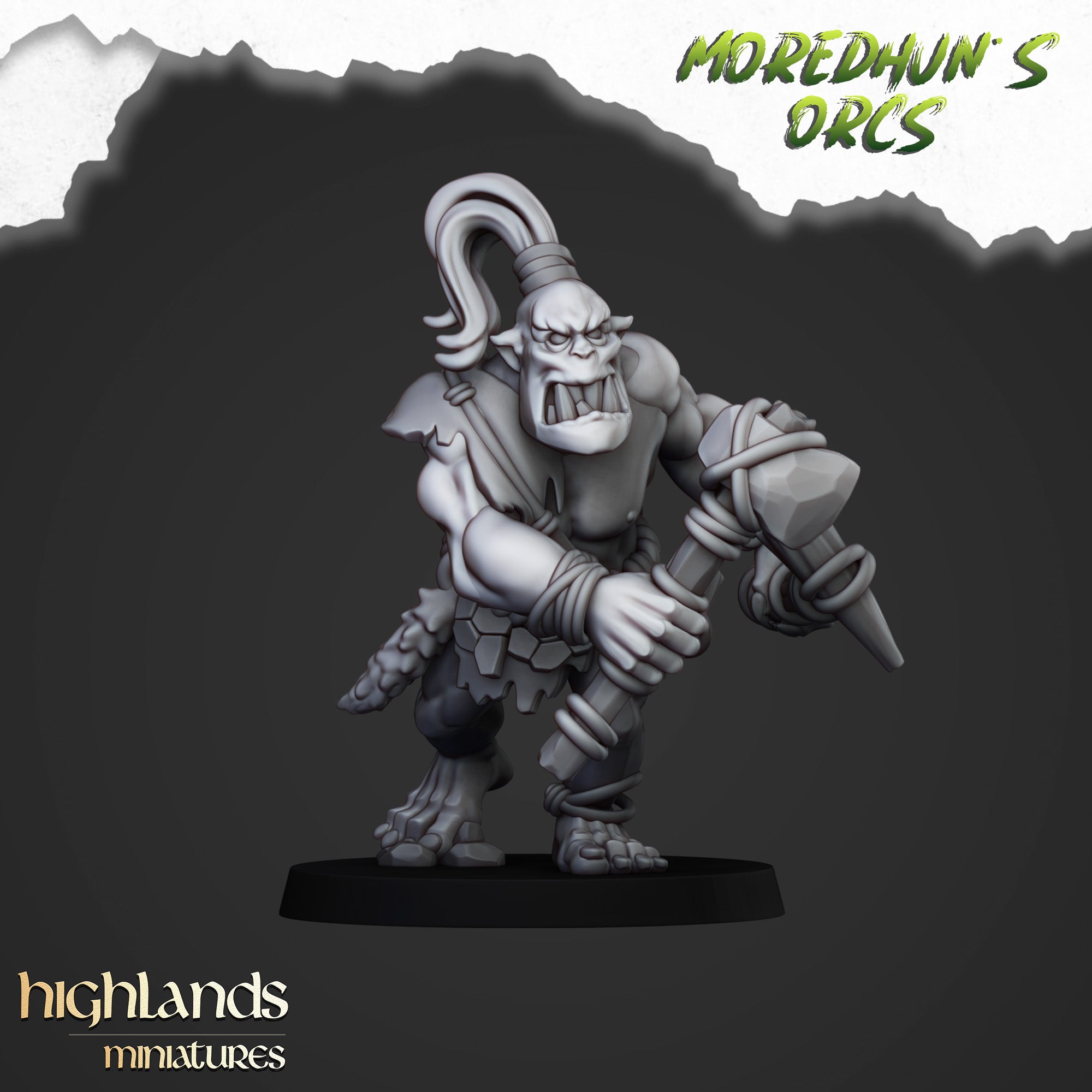 Orcos de cuevas salvajes (x15) - Tribus de orcos y goblins | Highlands Miniatures