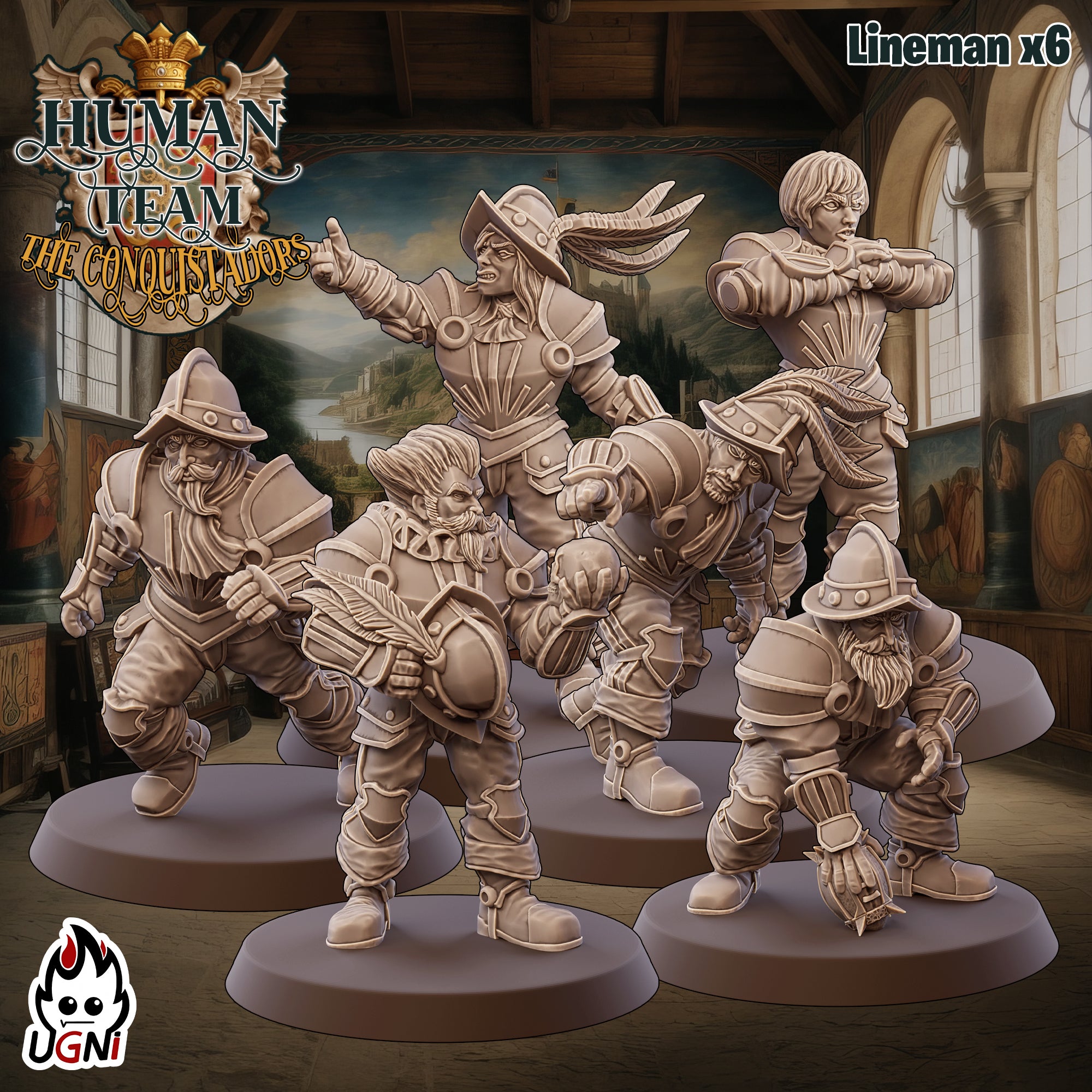 Human Conquistador Team (18 Players)