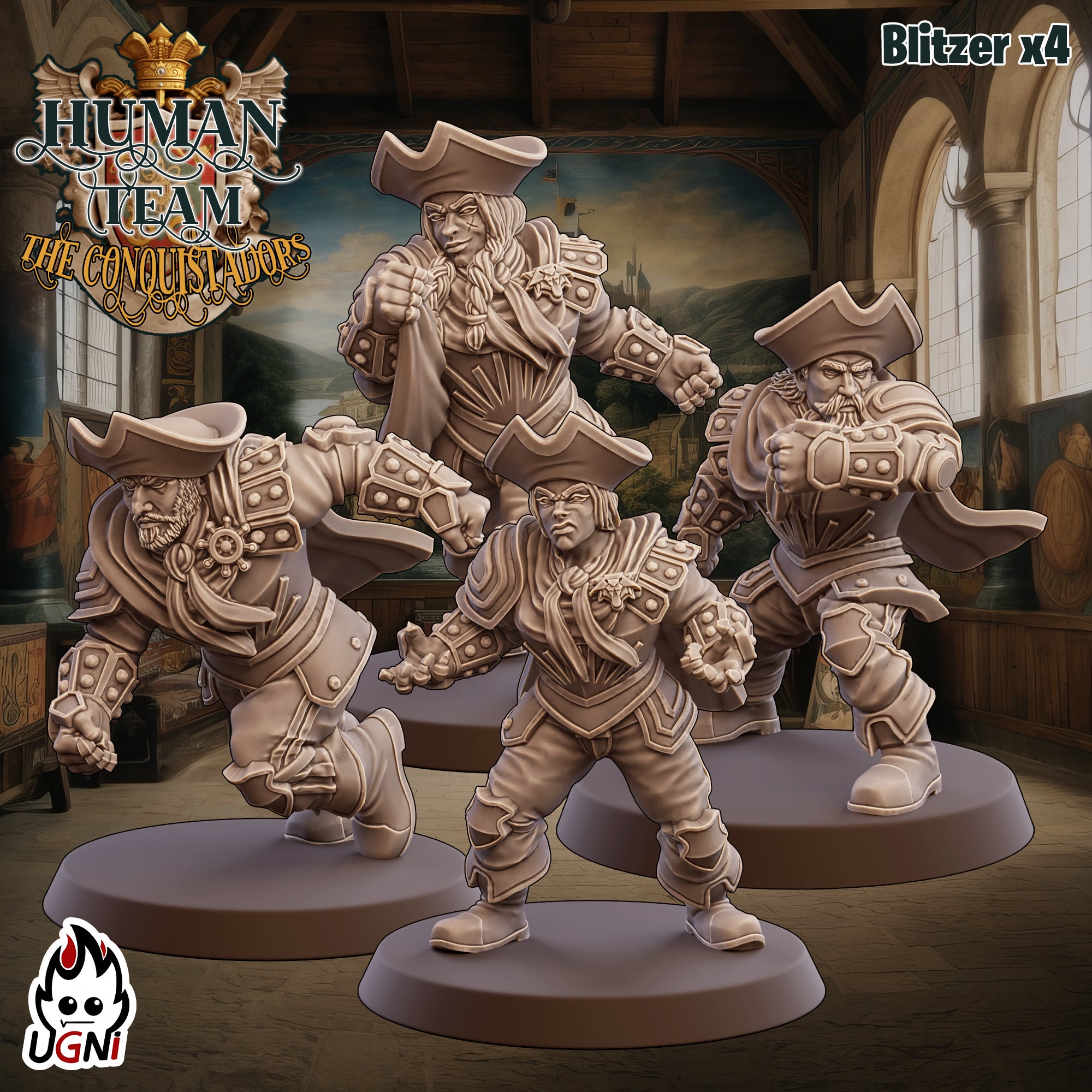 Human Conquistador Team (18 Players)