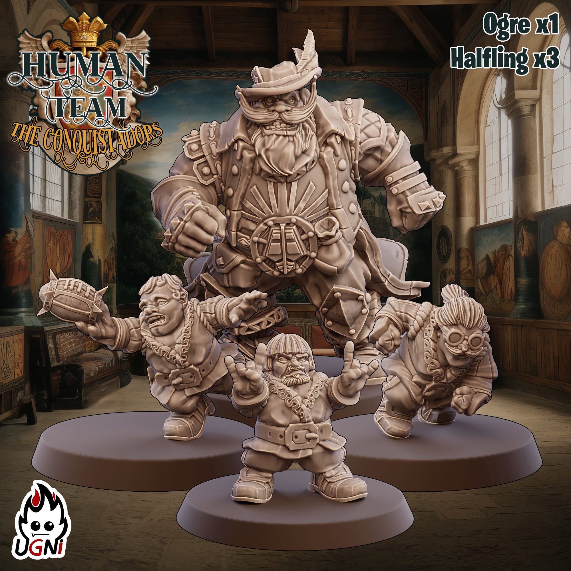 Human Conquistador Team (18 Players)