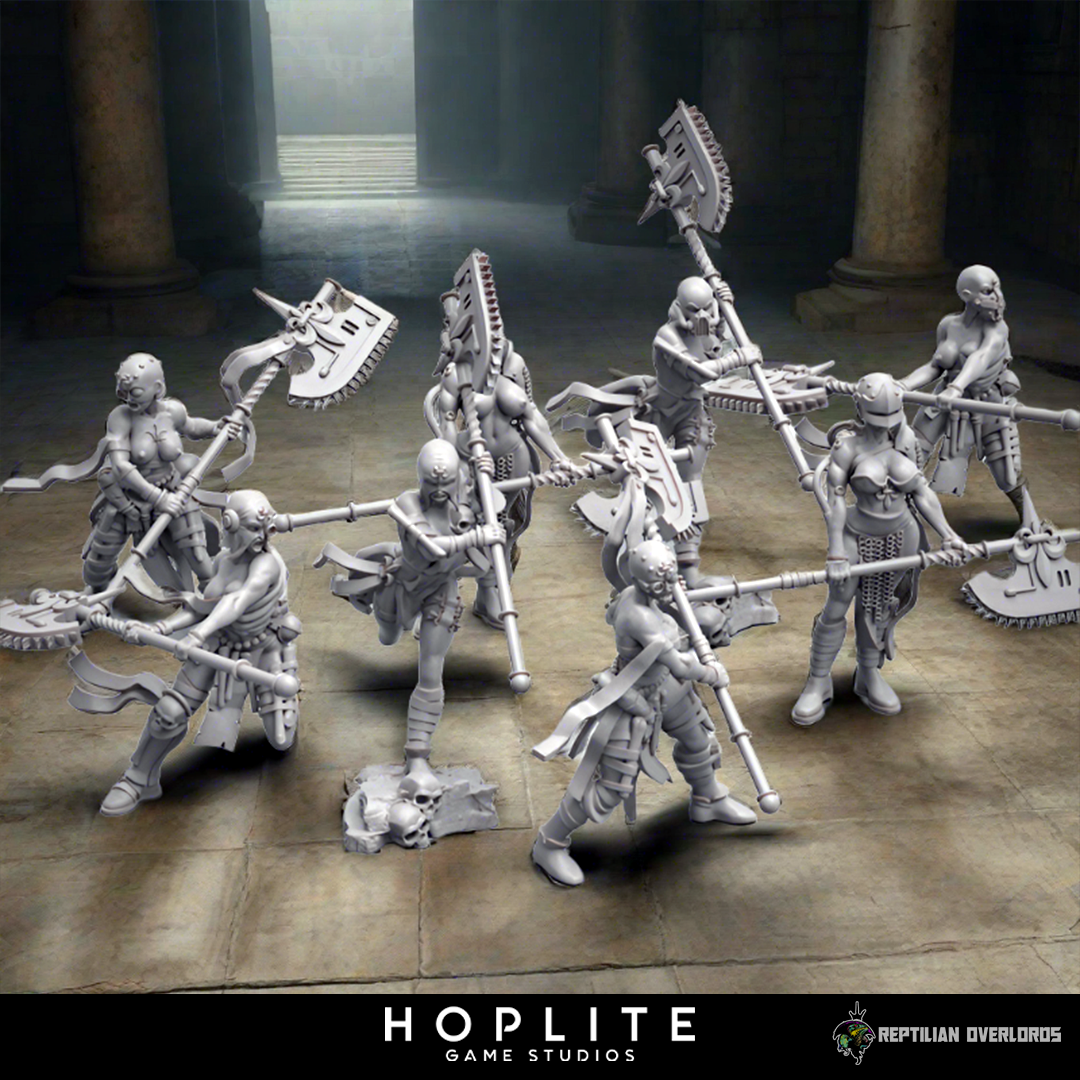 Coven: Zealots entrecortados | Señores reptiles | 28 mm
