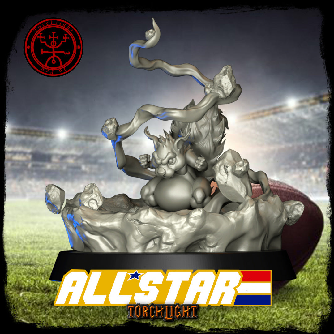 Maíz - Jugador estrella ardilla - Fútbol de fantasía - Modelos de antorchas
