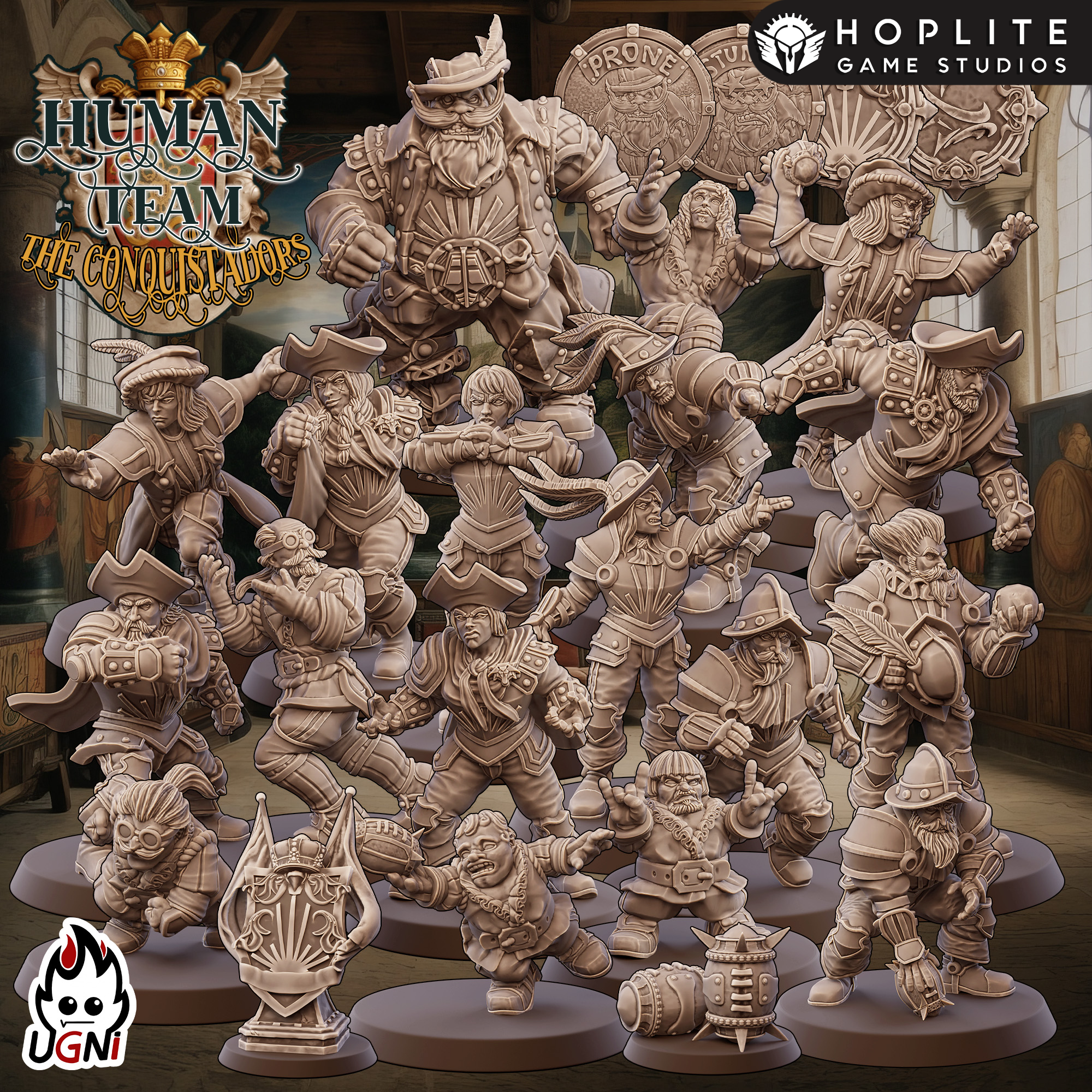 Human Conquistador Team (18 Players)