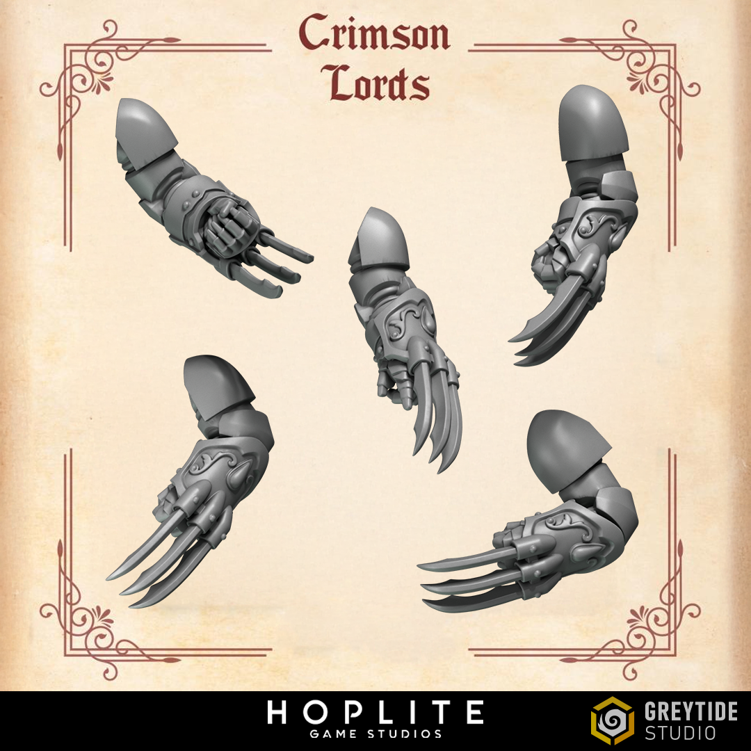 Garras de poder A - Crimson Lords | Grey Tide Studio | Piezas y accesorios de conversión