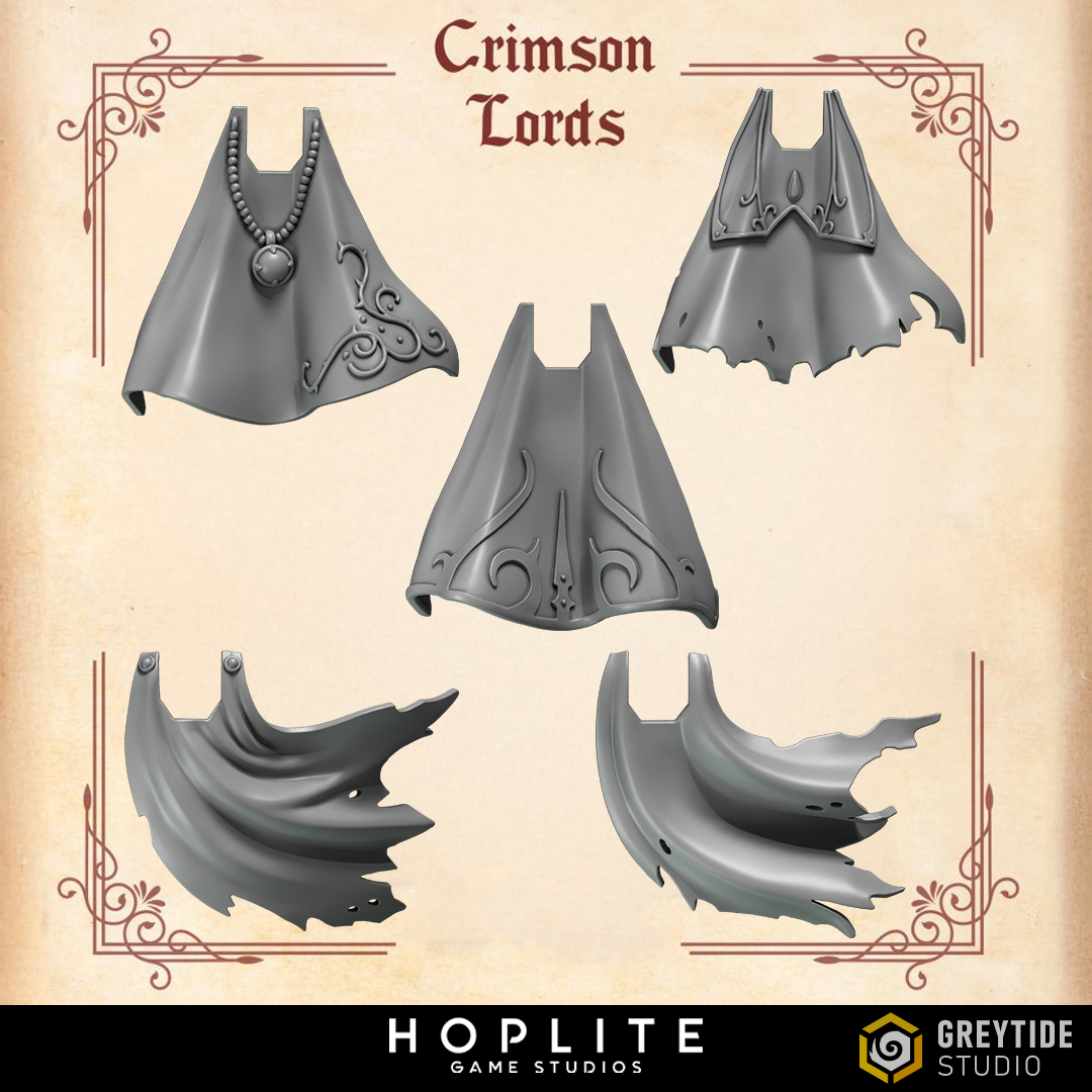 Capas - Crimson Lords | Grey Tide Studio | Piezas y accesorios de conversión