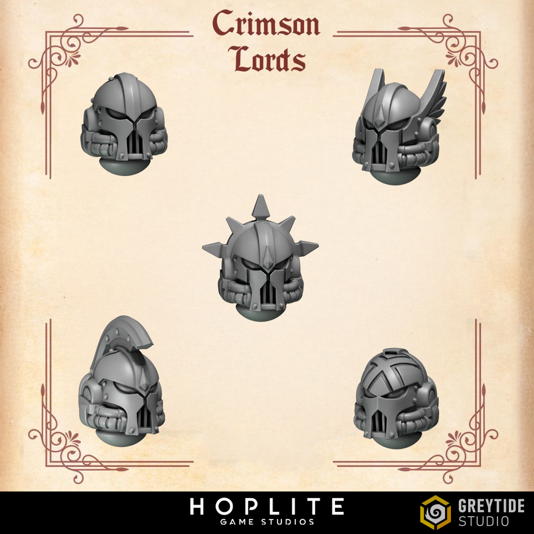Cabezas marinas D - Crimson Lords | Grey Tide Studio | Piezas y accesorios de conversión