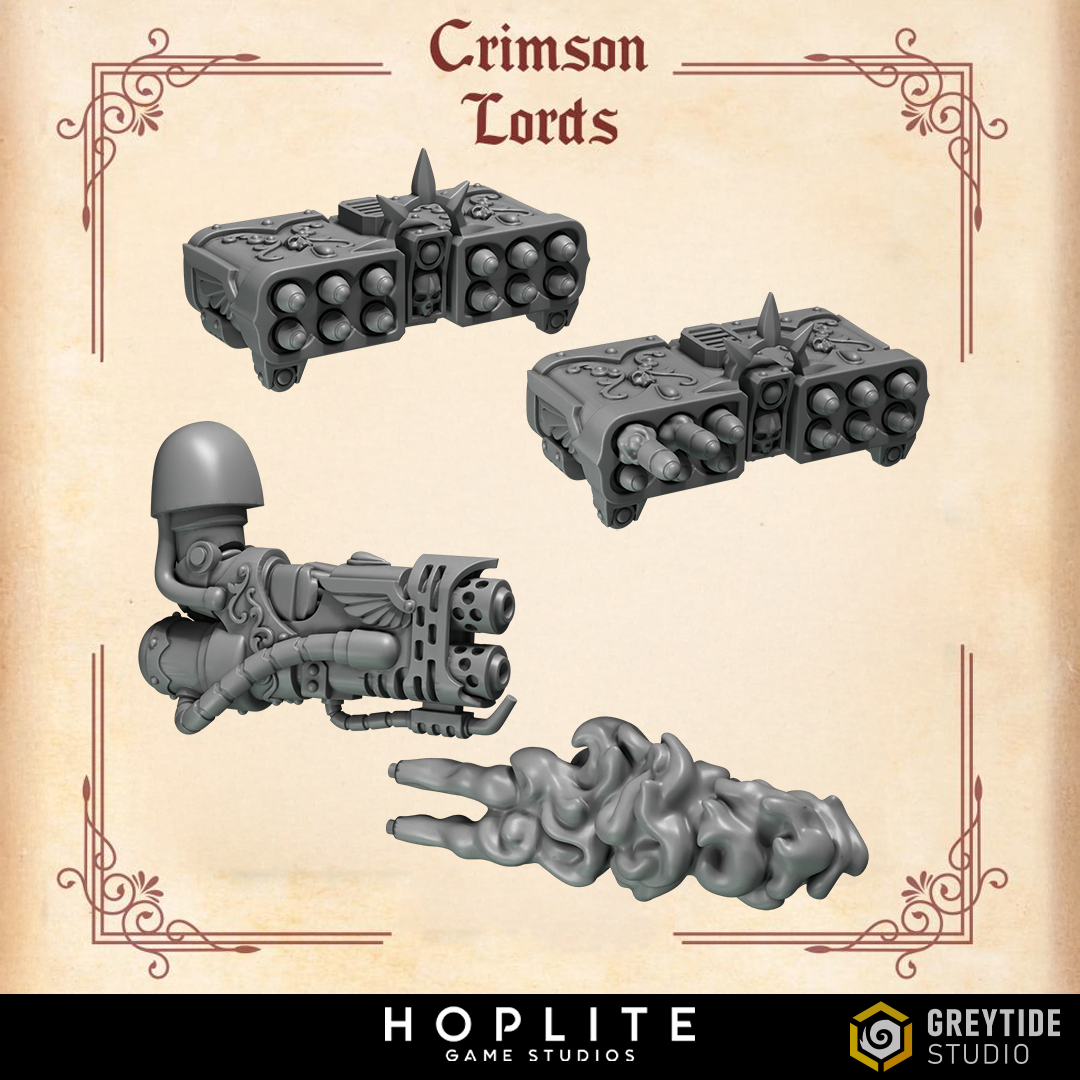 Armas pesadas Termi - Crimson Lords | Grey Tide Studio | Piezas y accesorios de conversión