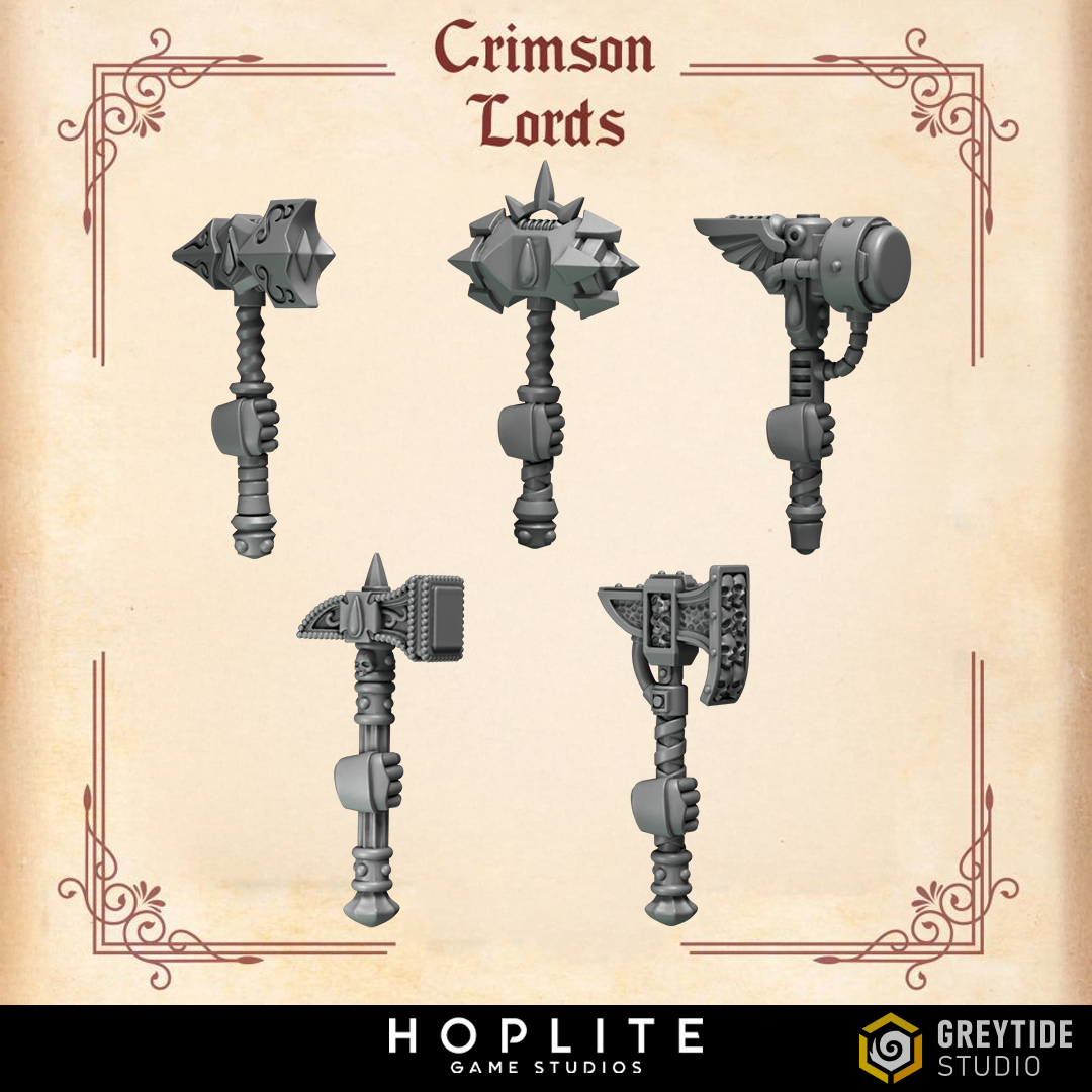 Martillos eléctricos - Crimson Lords | Grey Tide Studio | Piezas y accesorios de conversión