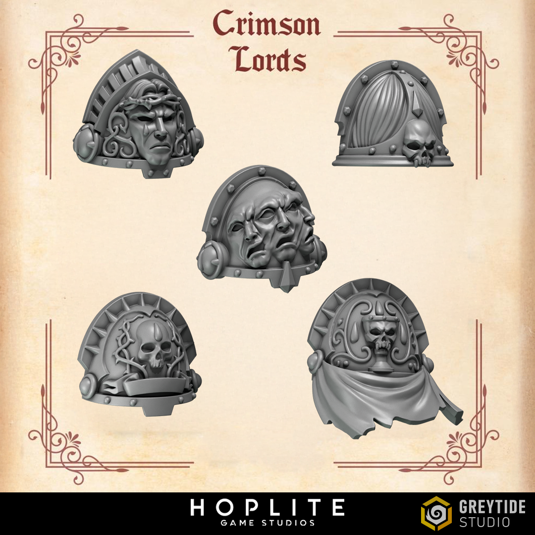 Hombreras, A - Crimson Lords | Grey Tide Studio | Piezas y accesorios de conversión
