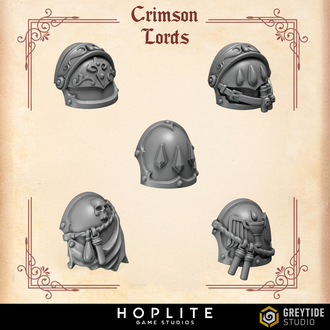 Hombreras tácticas - Crimson Lords | Grey Tide Studio | Piezas y accesorios de conversión
