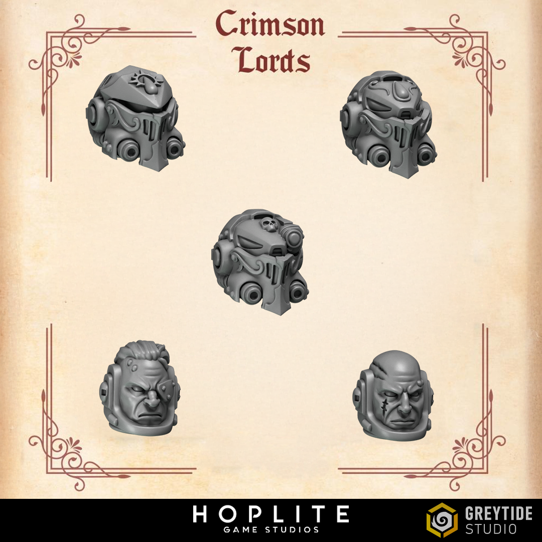 Cabezales Termi - Crimson Lords | Grey Tide Studio | Piezas y accesorios de conversión