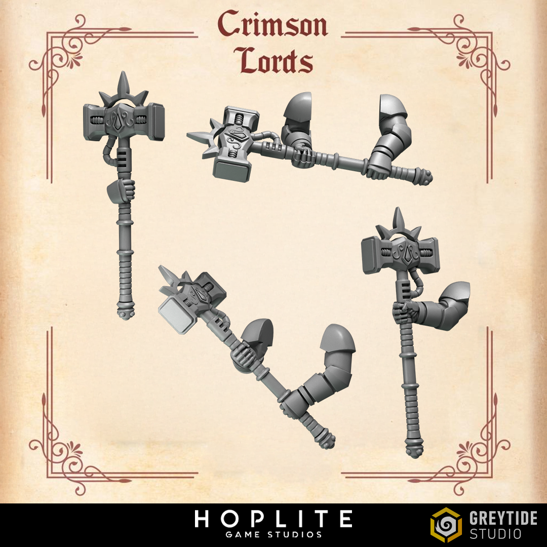 Martillos de dos manos - Crimson Lords | Grey Tide Studio | Piezas y accesorios de conversión