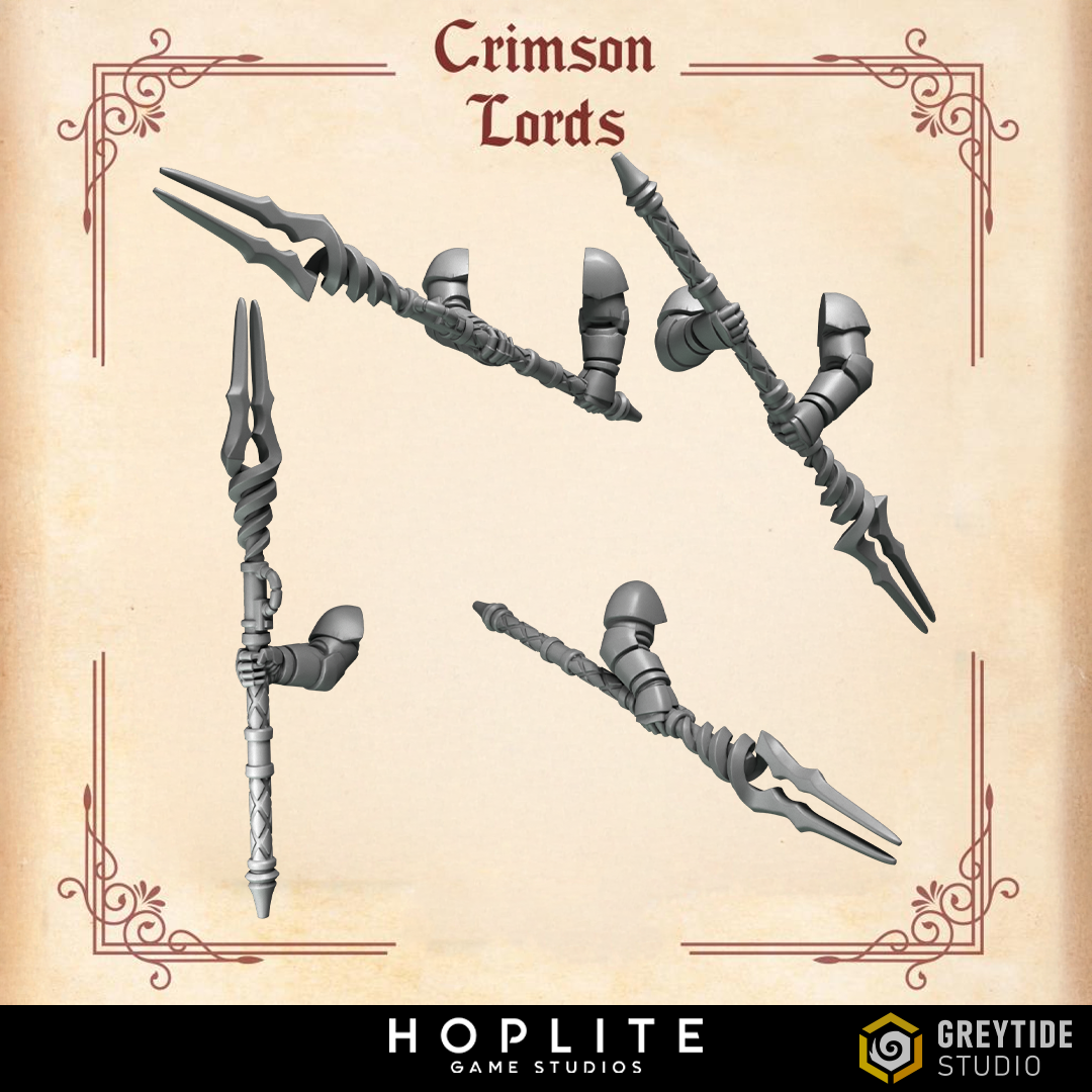 Lanzas de dos manos B - Crimson Lords | Grey Tide Studio | Piezas y accesorios de conversión