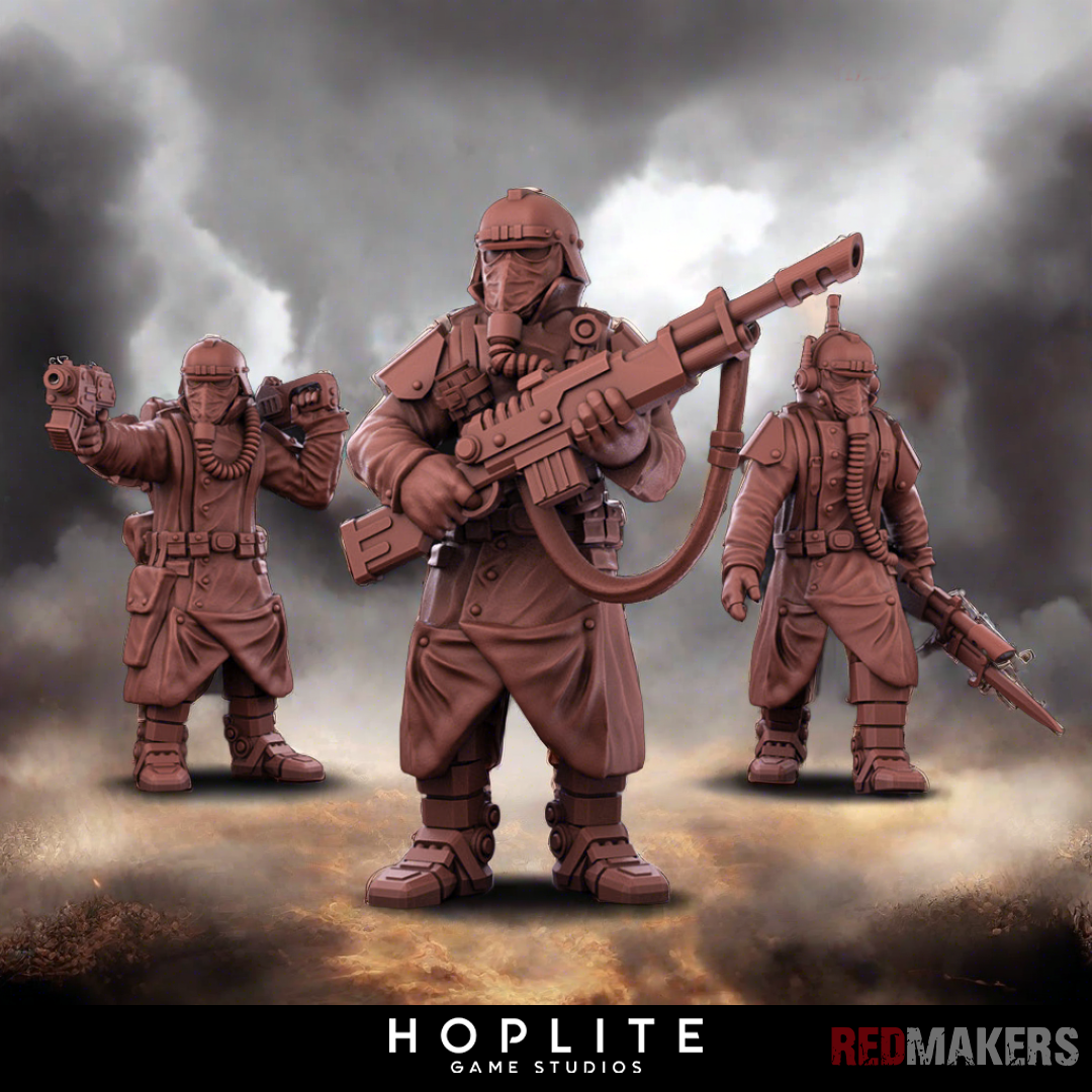 División de la Muerte: Escuadrón de Infantería V2 | Krieg | Cuerpos de trinchera | Legión de Acero | Redmakers
