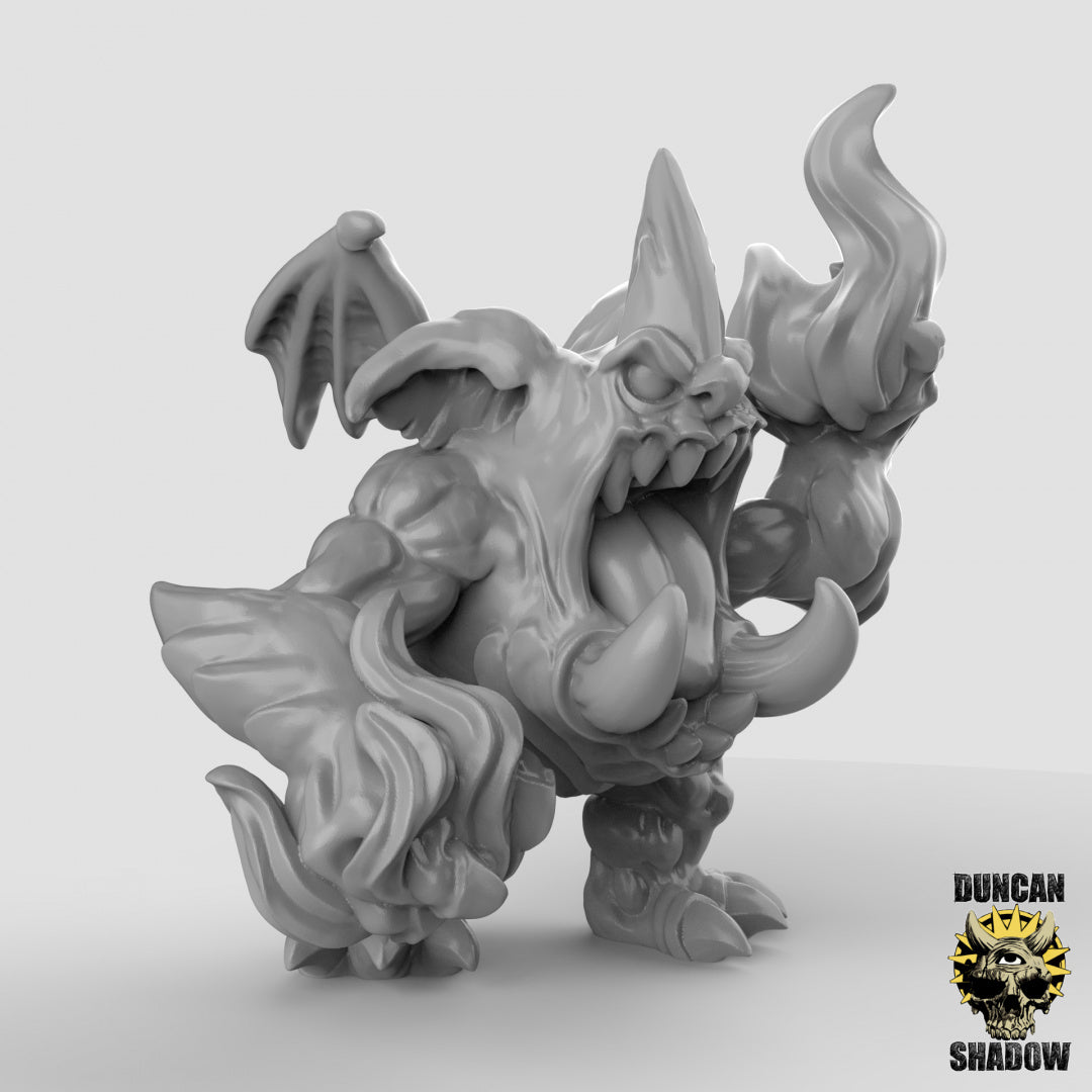 Demon Imps With Magic Flames | Duncan Shadow | Compatible with Dungeons & Dragons and Pathfinder