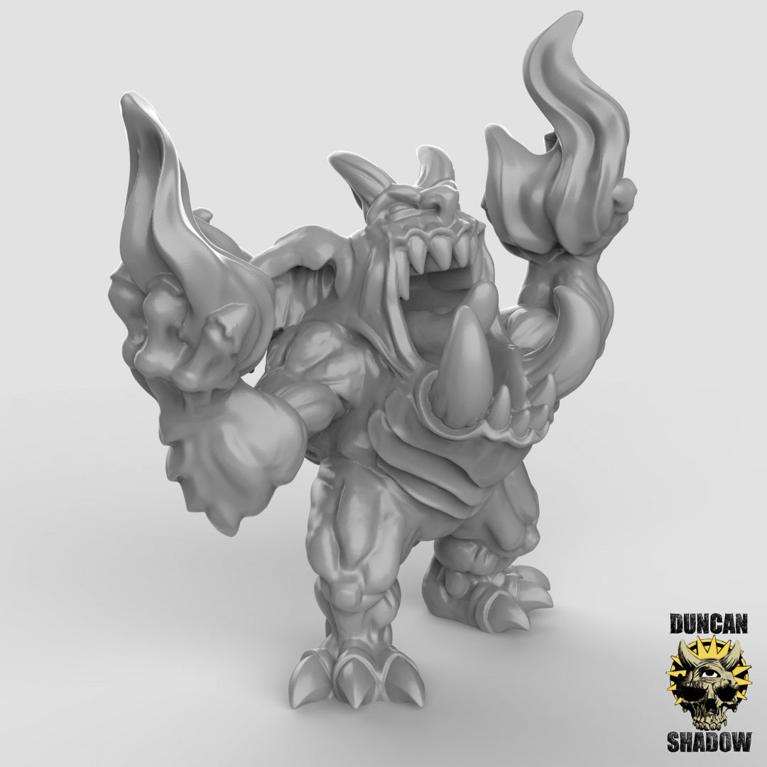 Demon Imps With Magic Flames | Duncan Shadow | Compatible with Dungeons & Dragons and Pathfinder