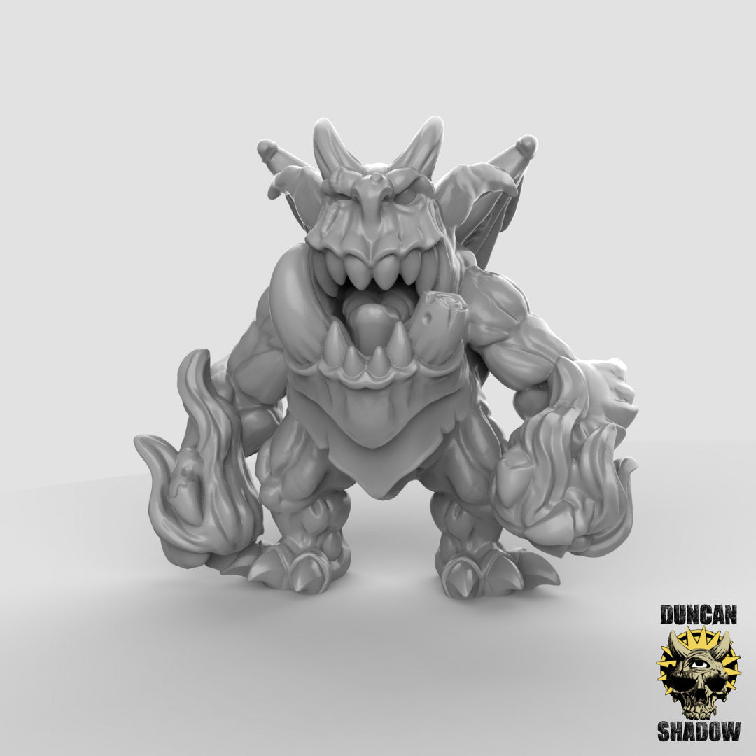 Demon Imps With Magic Flames | Duncan Shadow | Compatible with Dungeons & Dragons and Pathfinder