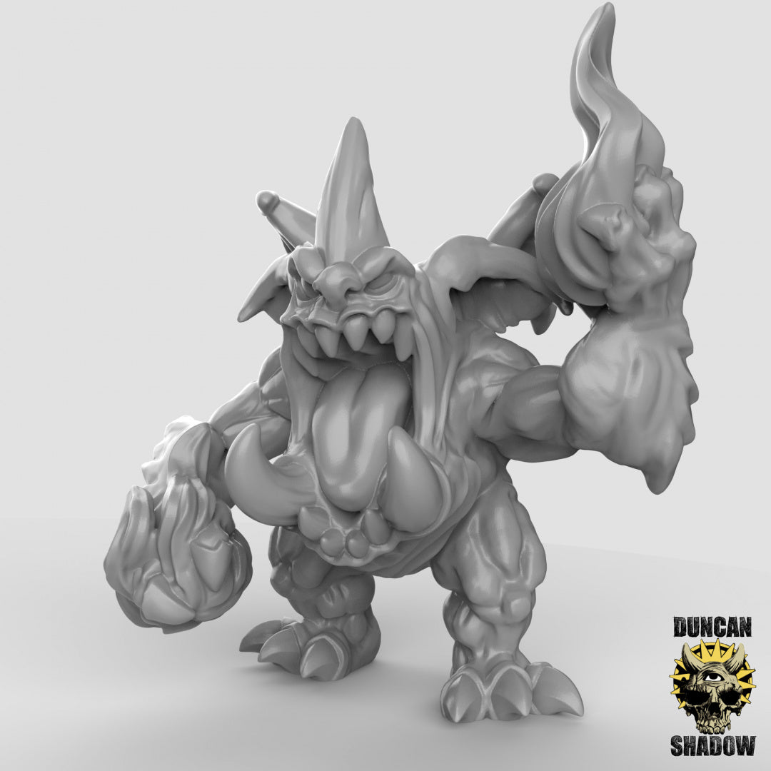 Demon Imps With Magic Flames | Duncan Shadow | Compatible with Dungeons & Dragons and Pathfinder