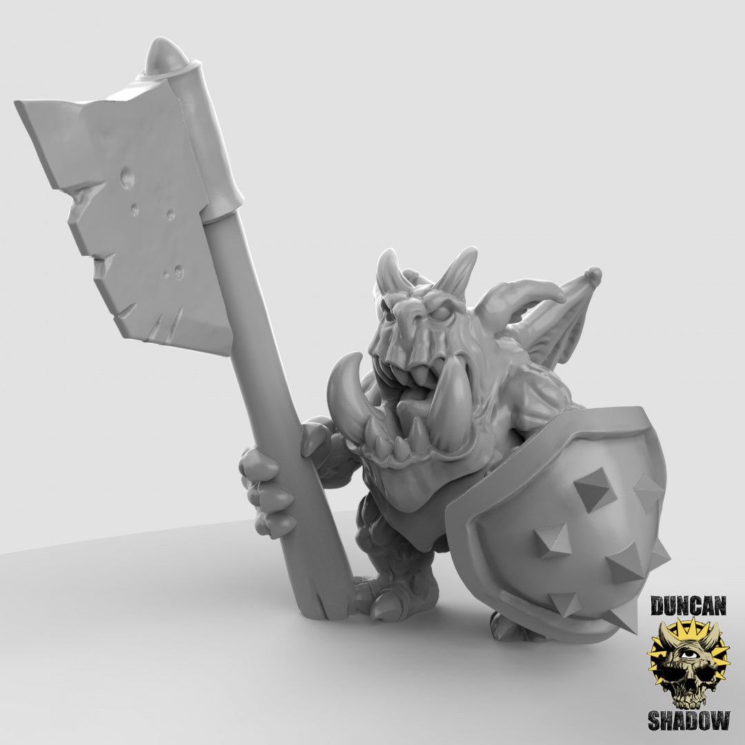 Demon Imps With Polearms | Duncan Shadow | Compatible with Dungeons & Dragons and Pathfinder