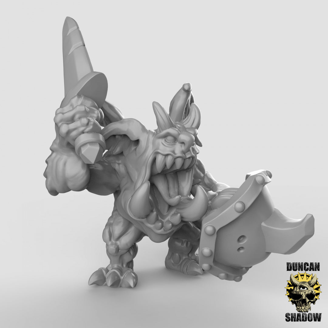 Demon Imps With Swords | Duncan Shadow | Compatible with Dungeons & Dragons and Pathfinder