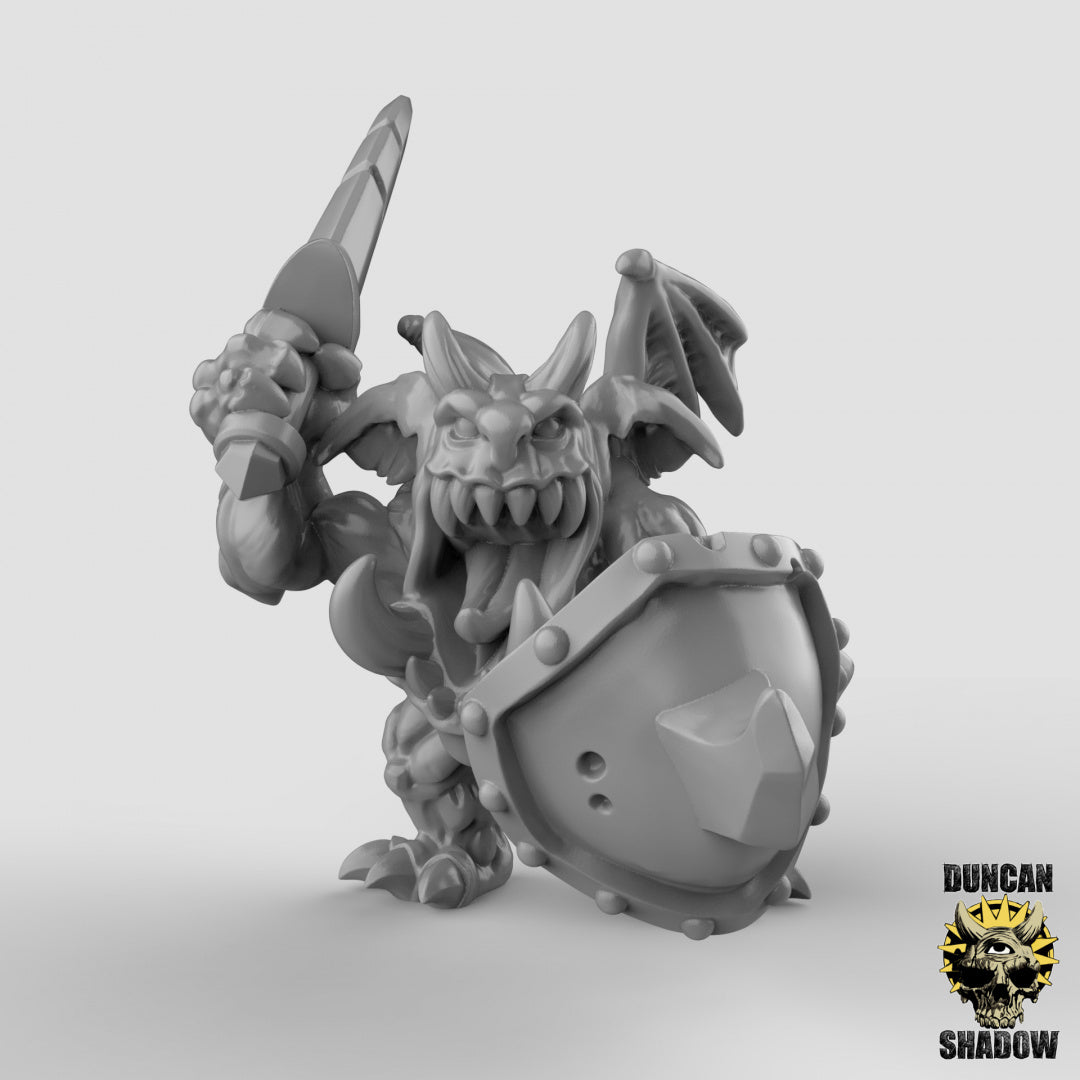 Demon Imps With Swords | Duncan Shadow | Compatible with Dungeons & Dragons and Pathfinder