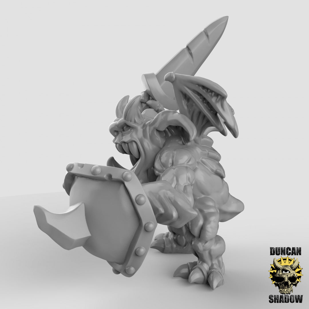 Demon Imps With Swords | Duncan Shadow | Compatible with Dungeons & Dragons and Pathfinder