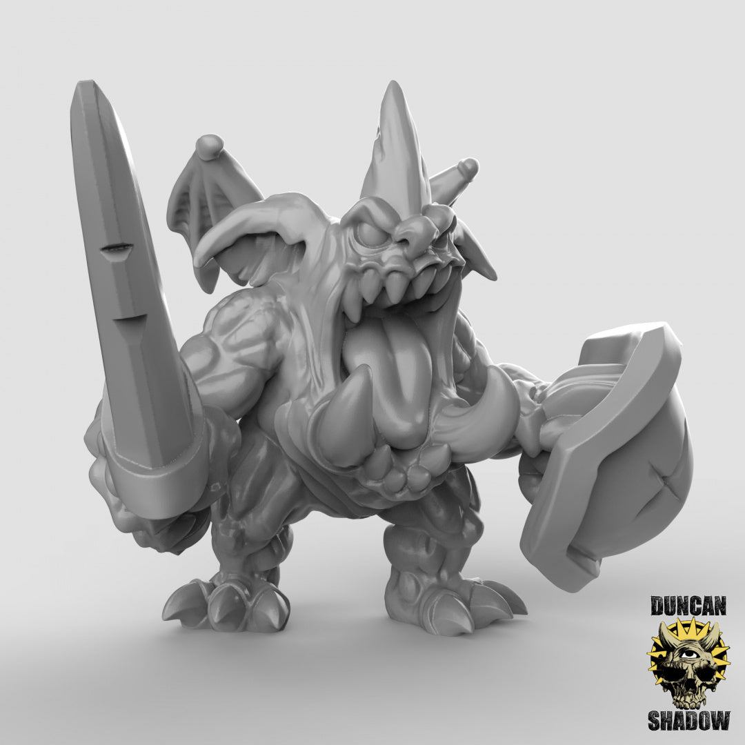 Demon Imps With Swords | Duncan Shadow | Compatible with Dungeons & Dragons and Pathfinder