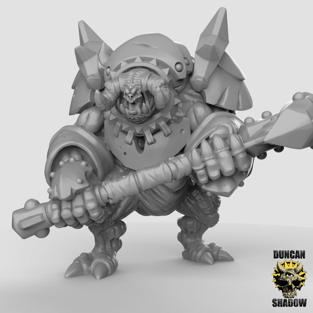 Príncipe Demonio Bruto Blindado | Sombra de Duncan | Compatible con Dragones y Mazmorras y Pathfinder