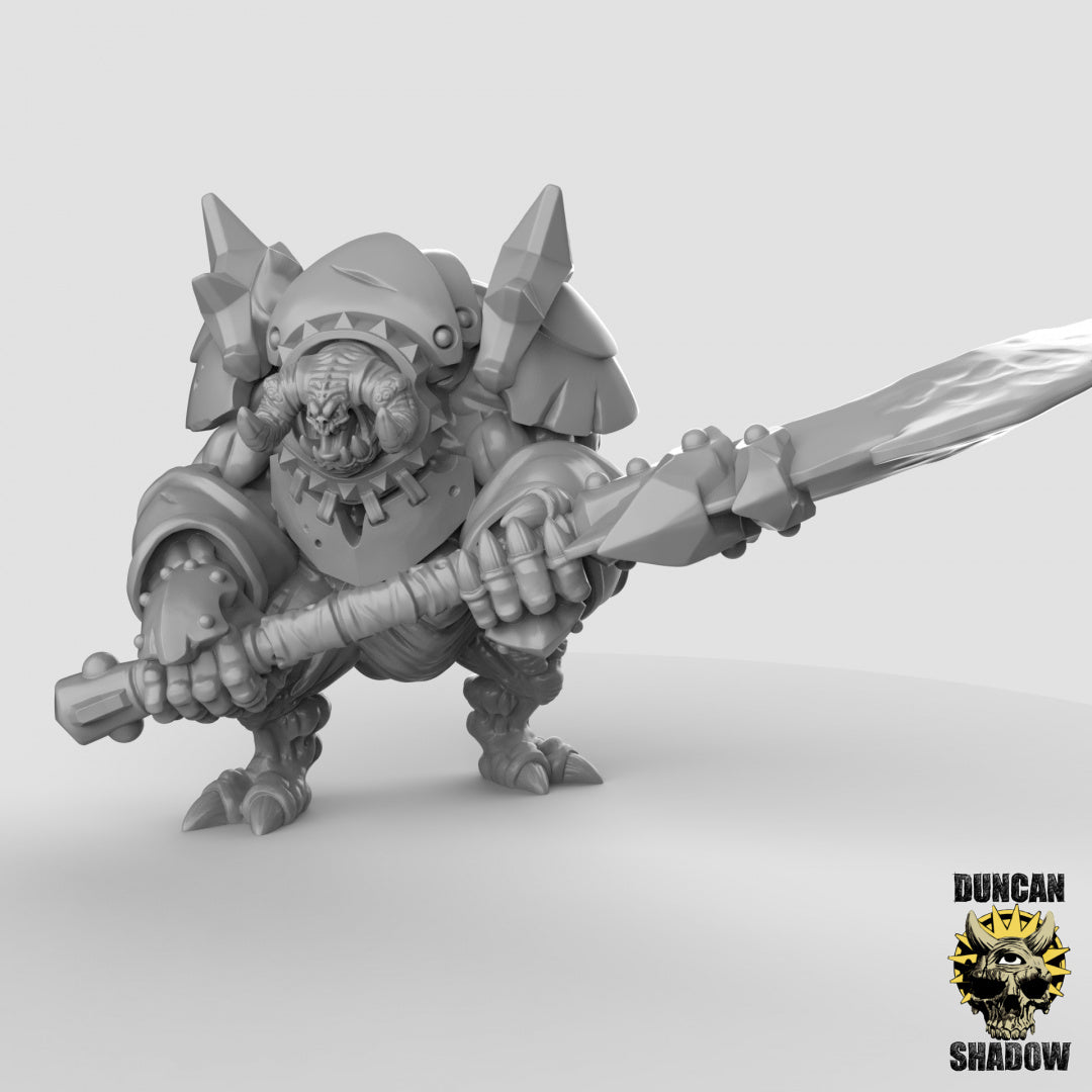Dämonenprinz, gepanzerter Schläger | Duncan Shadow | Kompatibel mit Dungeons & Dragons und Pathfinder