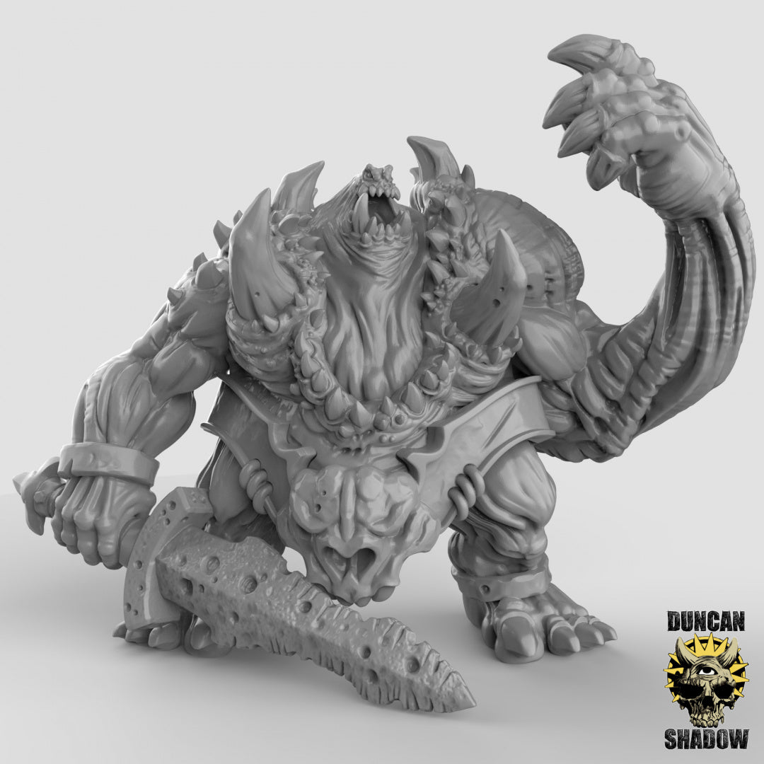 Abominación con dientes del príncipe demonio | Sombra de Duncan | Compatible con Dragones y Mazmorras y Pathfinder