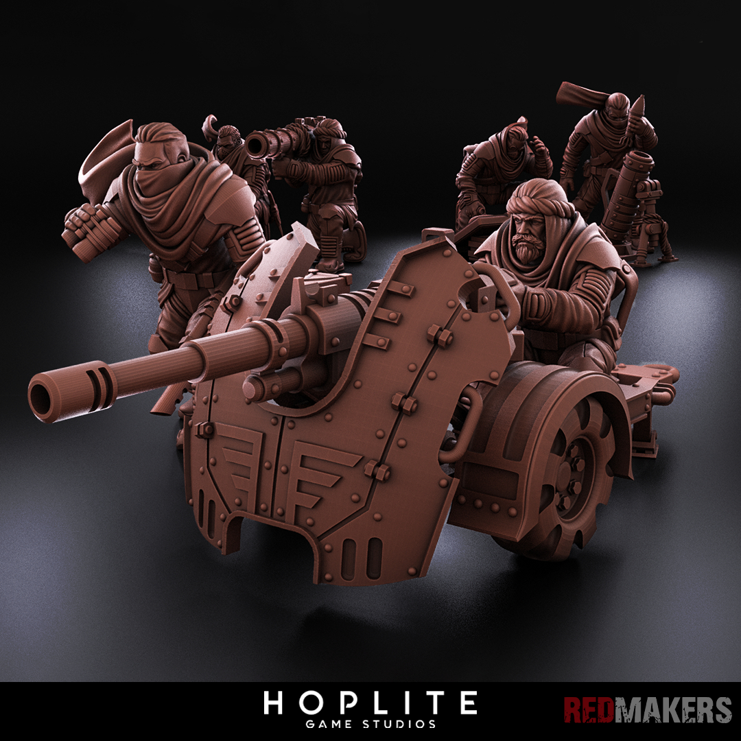 Escuadrón de armas pesadas universales Desert Raiders