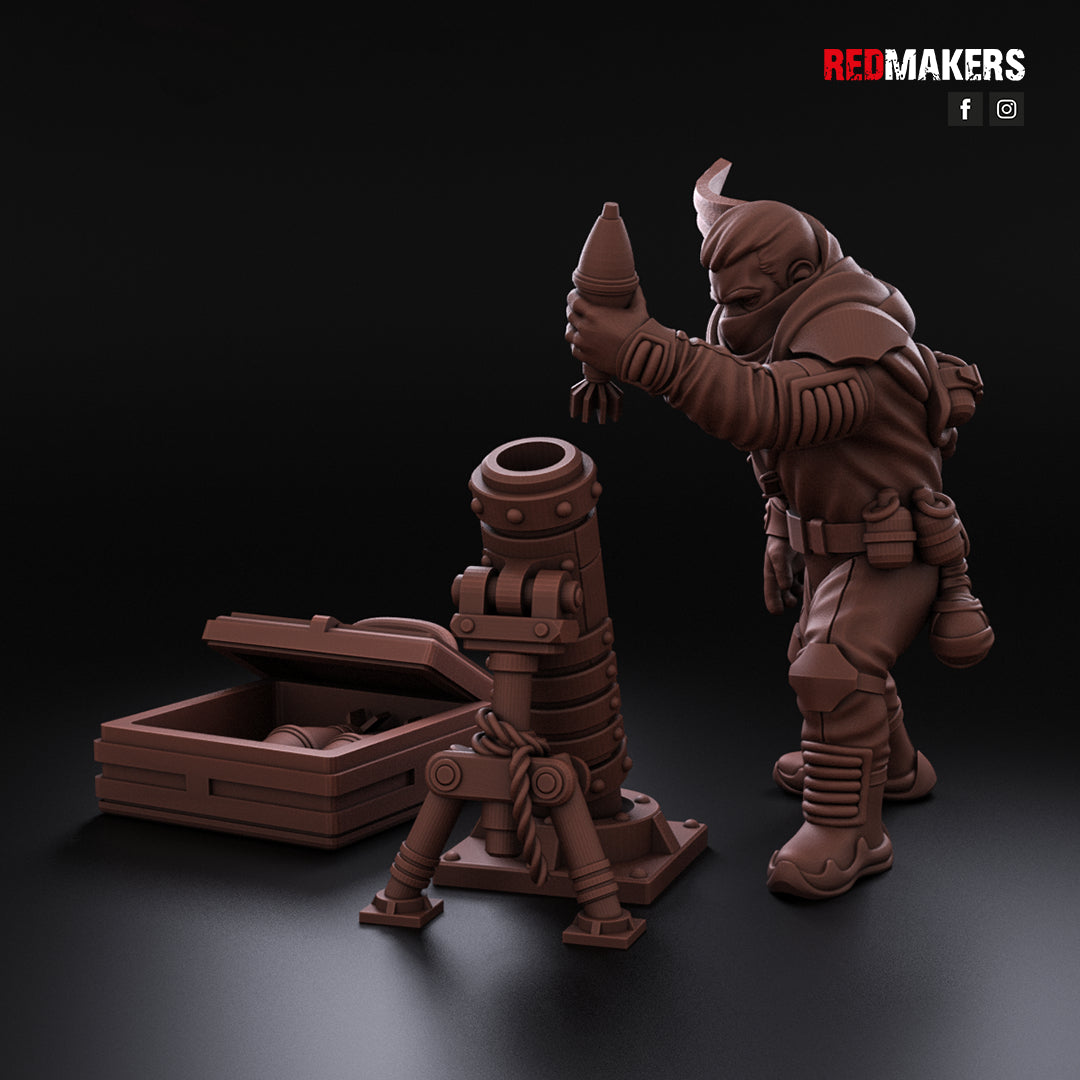 Escuadrón de armas pesadas universales Desert Raiders