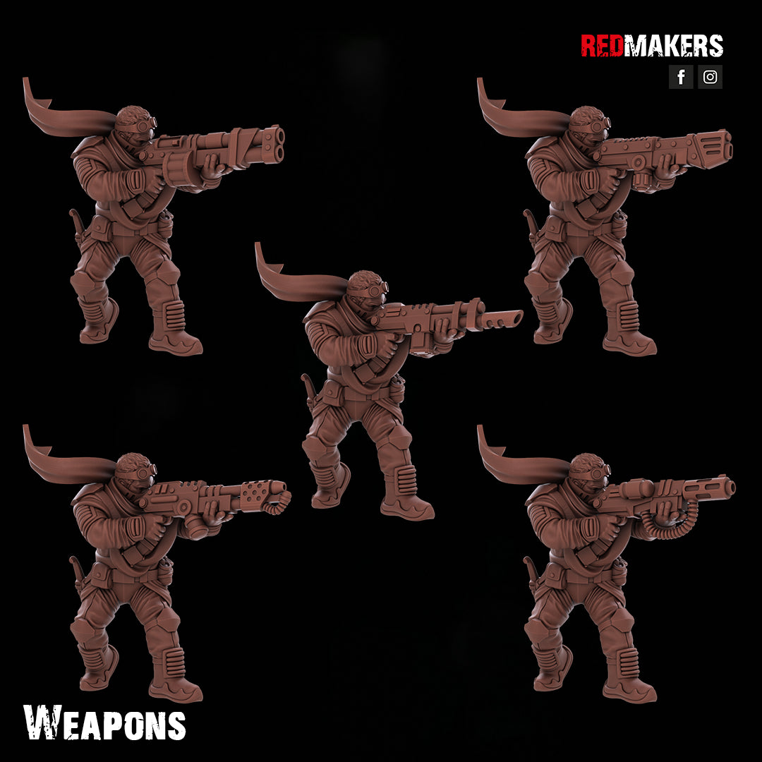 Escuadrón de infantería de los Desert Raiders