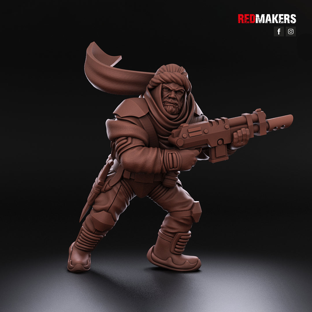 Escuadrón de infantería de los Desert Raiders