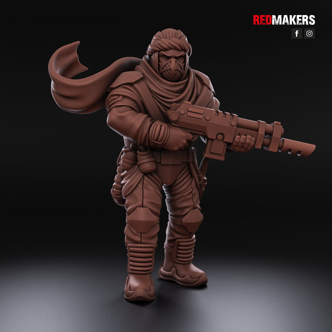Escuadrón de infantería de los Desert Raiders