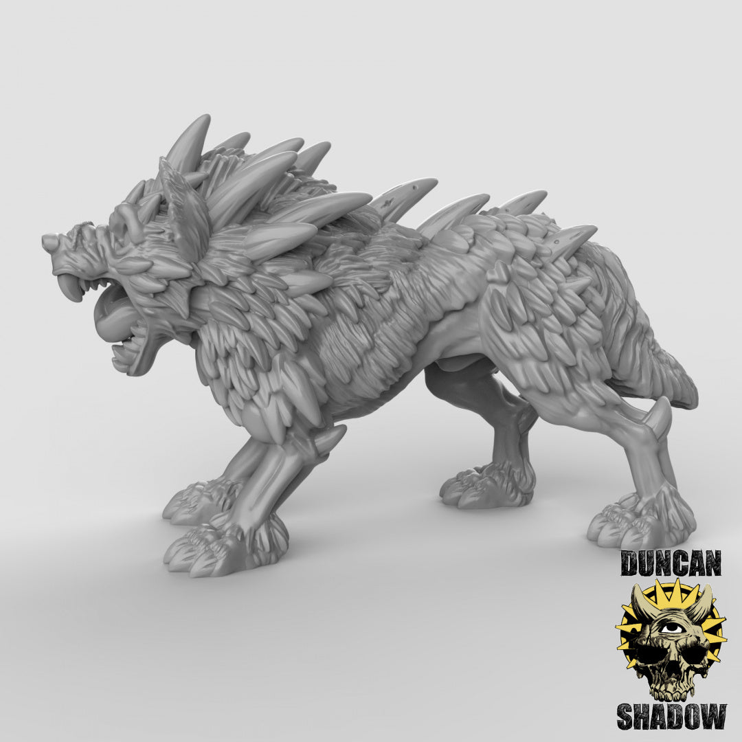Dire Wolves | Duncan Shadow | Compatible with Dungeons & Dragons and Pathfinder