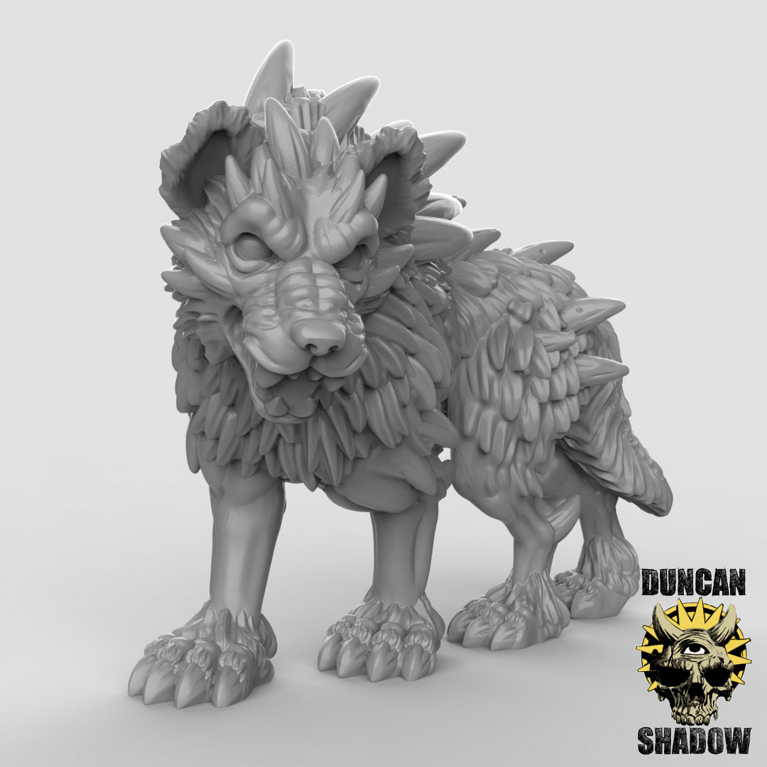 Dire Wolves | Duncan Shadow | Compatible with Dungeons & Dragons and Pathfinder