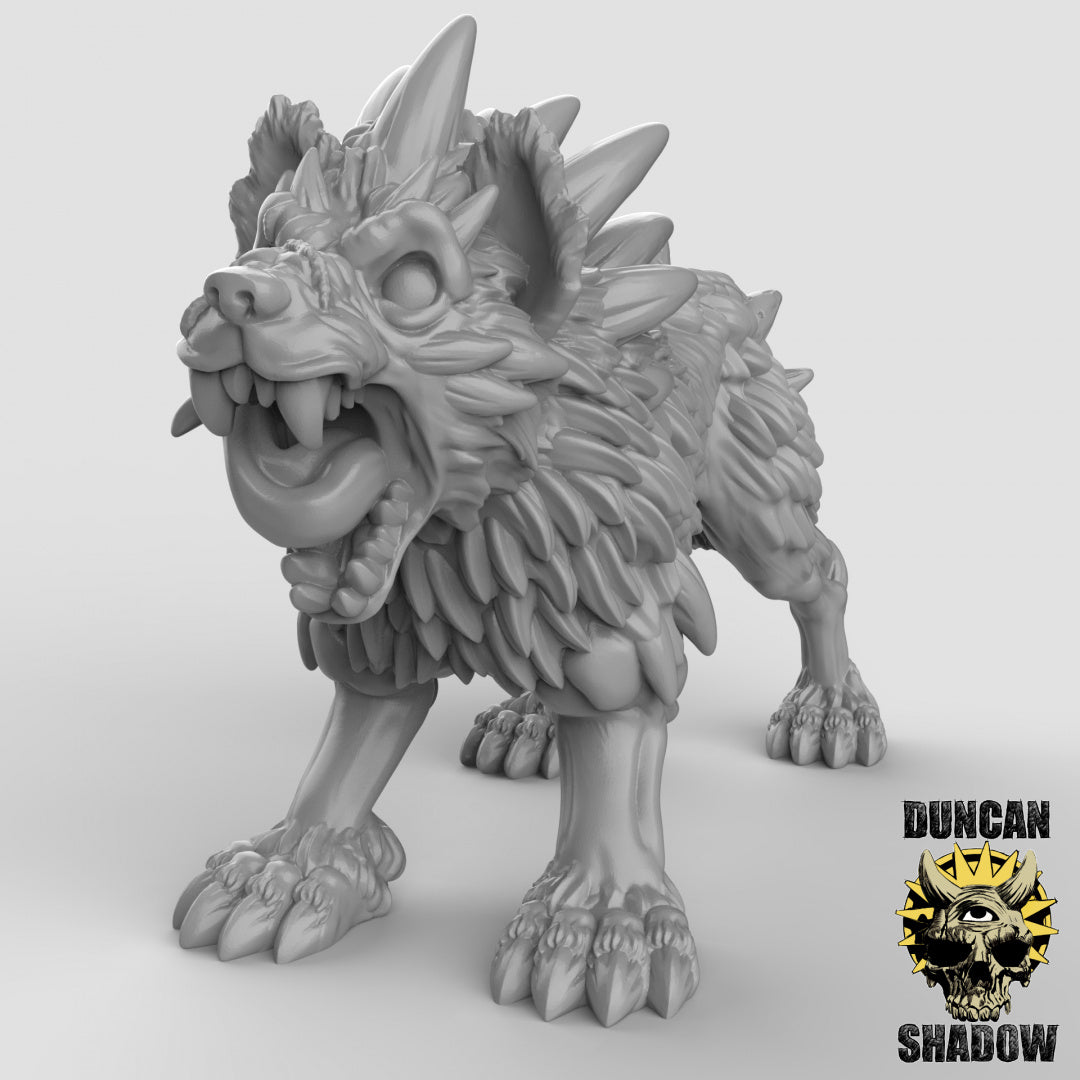 Dire Wolves | Duncan Shadow | Compatible with Dungeons & Dragons and Pathfinder