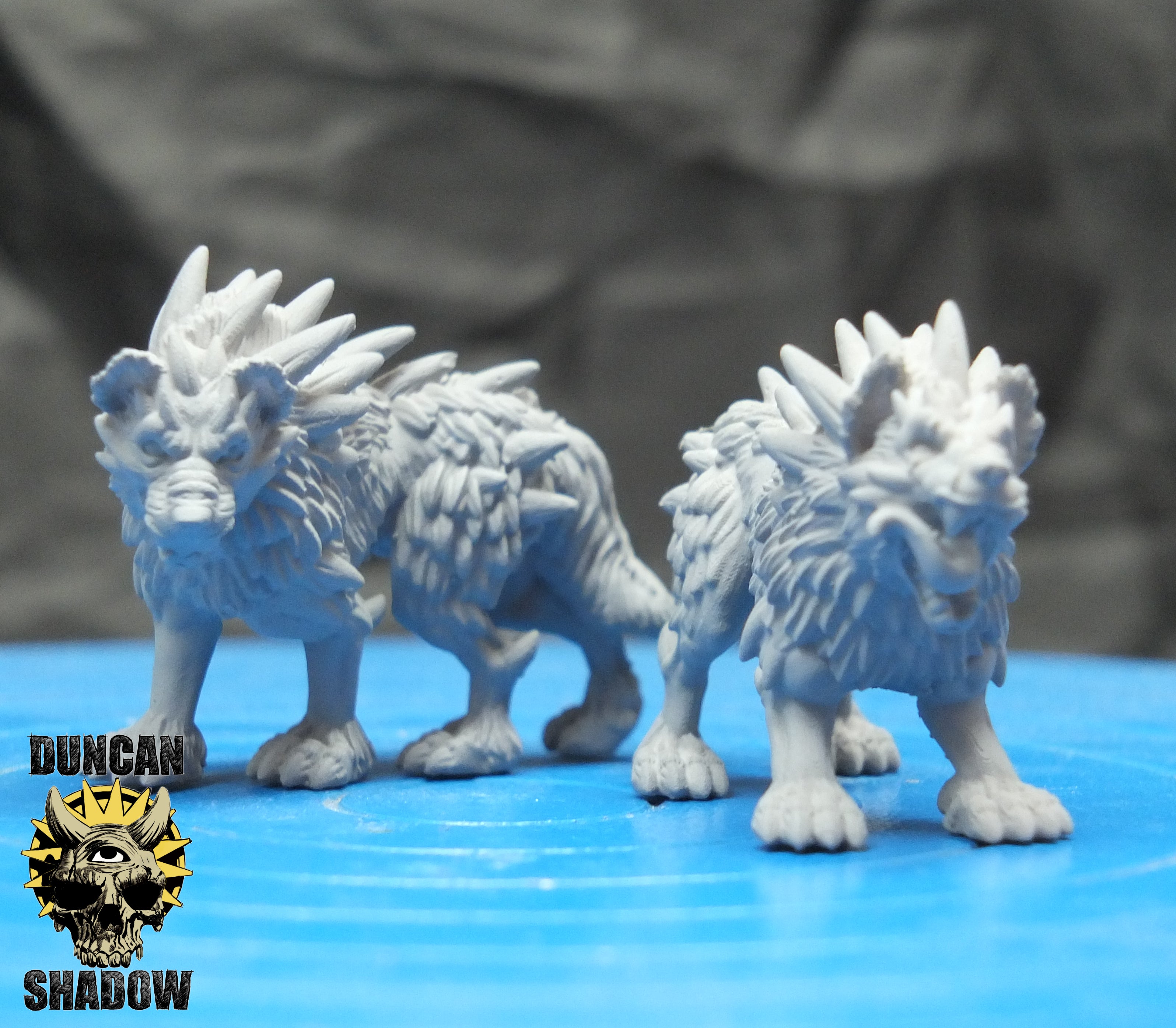 Dire Wolves | Duncan Shadow | Compatible with Dungeons & Dragons and Pathfinder