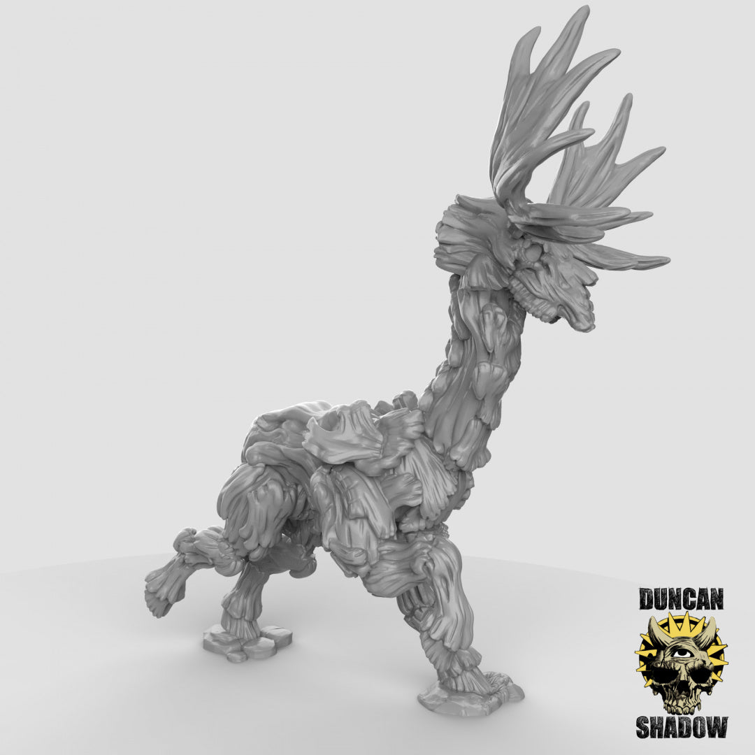 Dryad Dire Elk | Duncan Shadow | Compatible with Dungeons & Dragons and Pathfinder