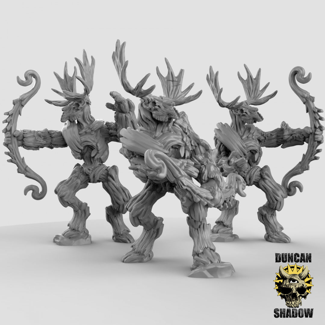 Depredadores dríadas con arcos | Sombra de Duncan | Compatible con Dragones y Mazmorras y Pathfinder