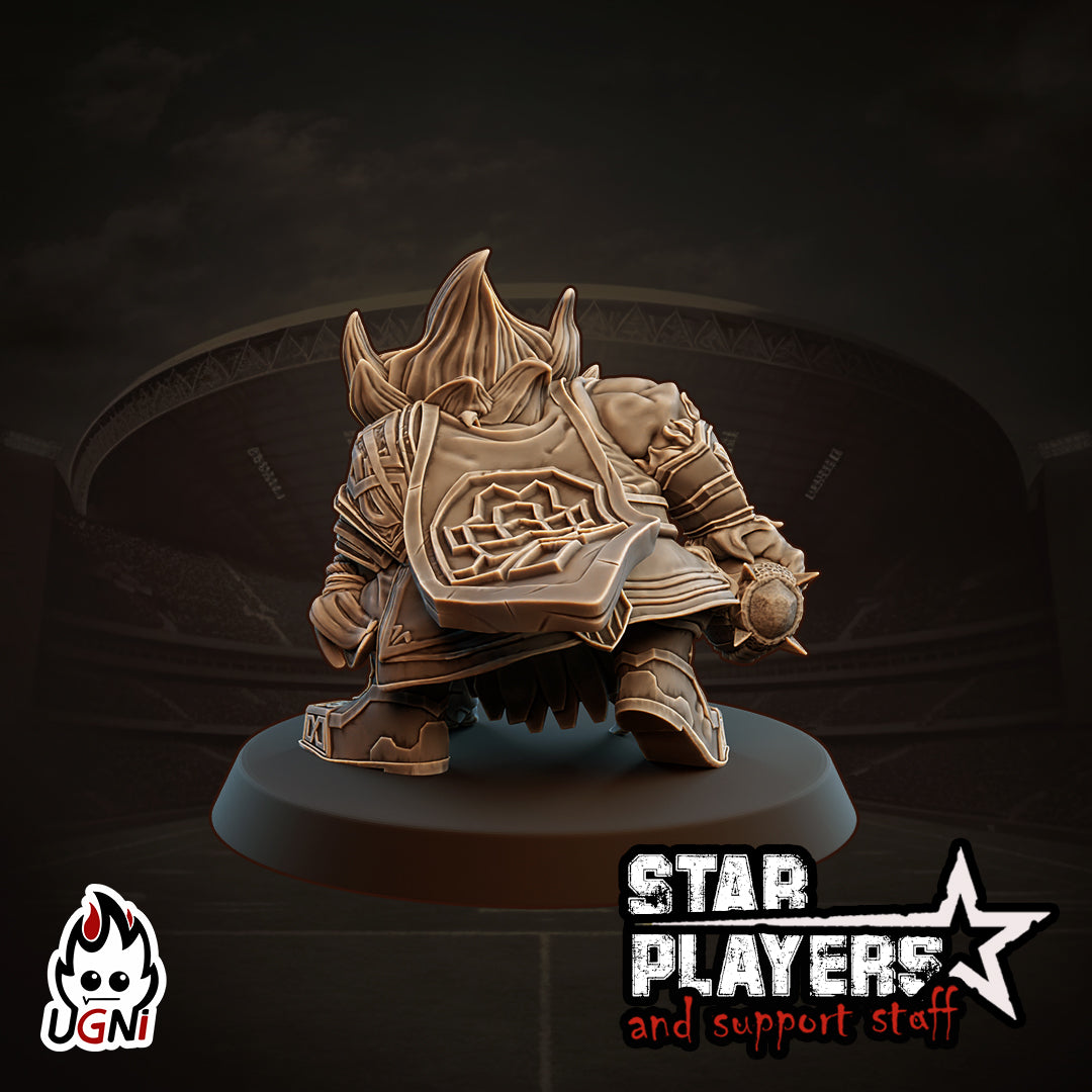 Bromindal - Jugador estrella enano - Fantasy Football - Miniaturas Ugni