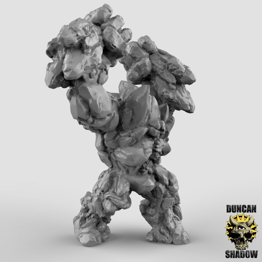 Large Earth Elementals | Duncan Shadow | Compatible with Dungeons & Dragons and Pathfinder