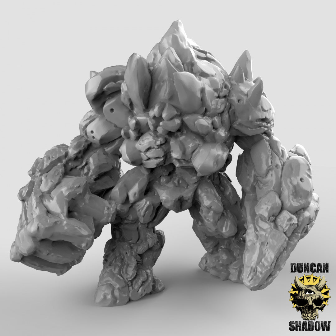Large Earth Elementals | Duncan Shadow | Compatible with Dungeons & Dragons and Pathfinder