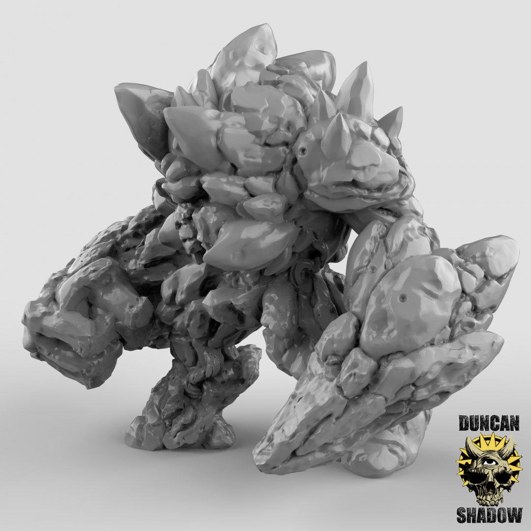 Large Earth Elementals | Duncan Shadow | Compatible with Dungeons & Dragons and Pathfinder