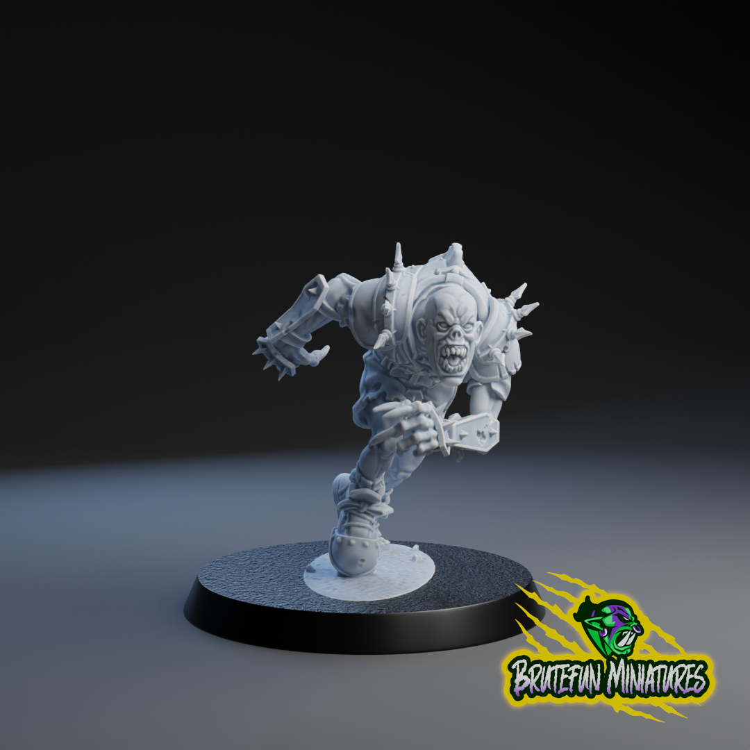 Necro - Full Undead Fantasy Football Team - 14 Players - Brutefun Miniatures