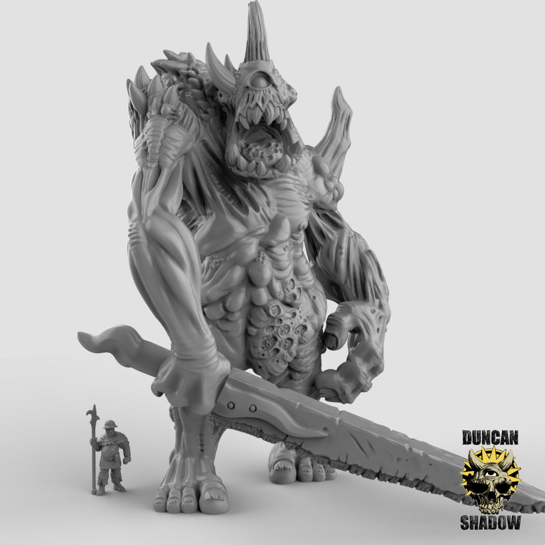 Titán demonio de la plaga gigante | Duncan Shadow | Compatible con Dungeons & Dragons y Pathfinder