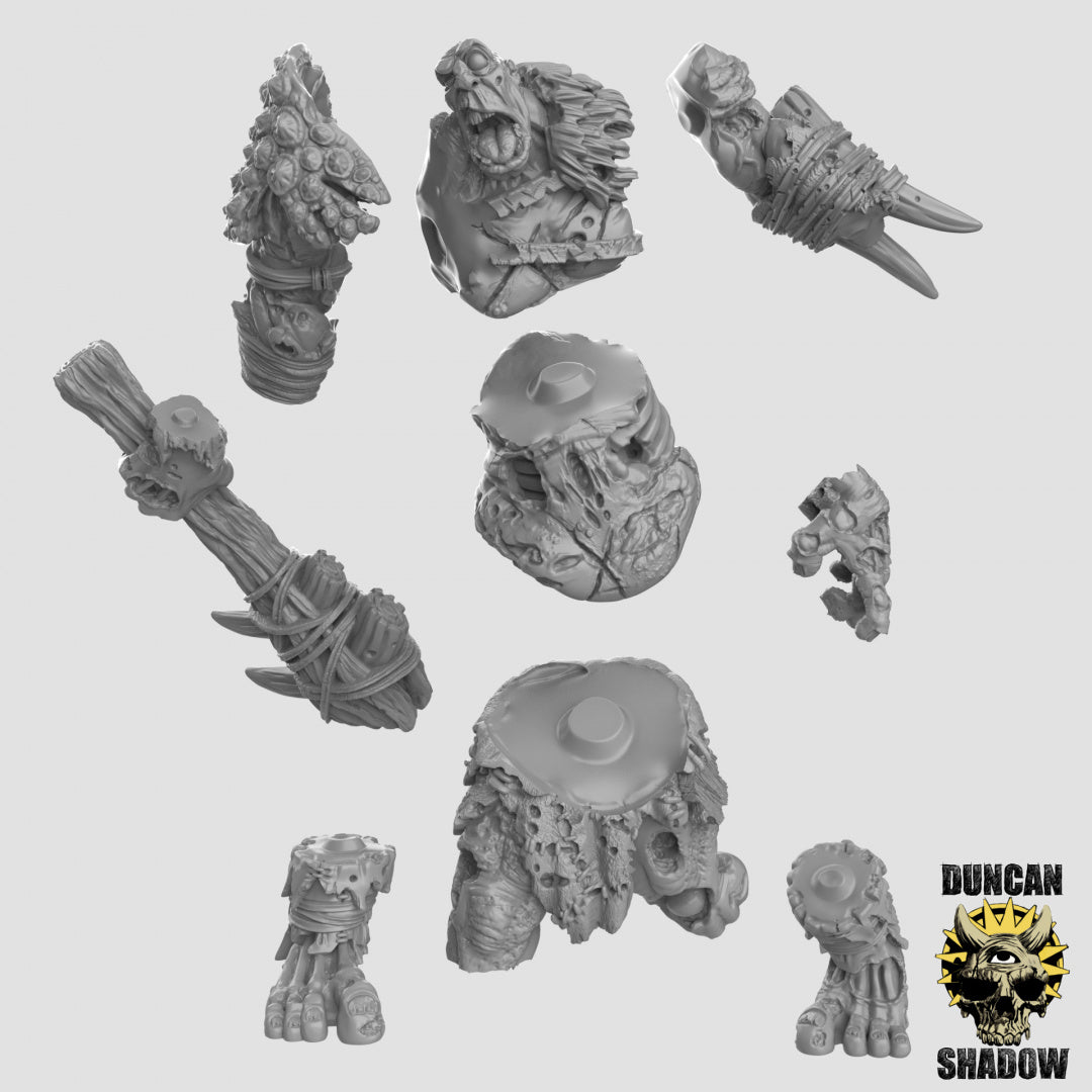 Riesiger Zombie-Titan mit Streitkolben | Duncan Shadow | Kompatibel mit Dungeons & Dragons und Pathfinder