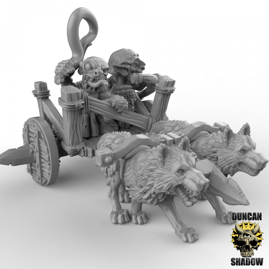 Goblin Chariot | Duncan Shadow | Compatible with Dungeons & Dragons and Pathfinder