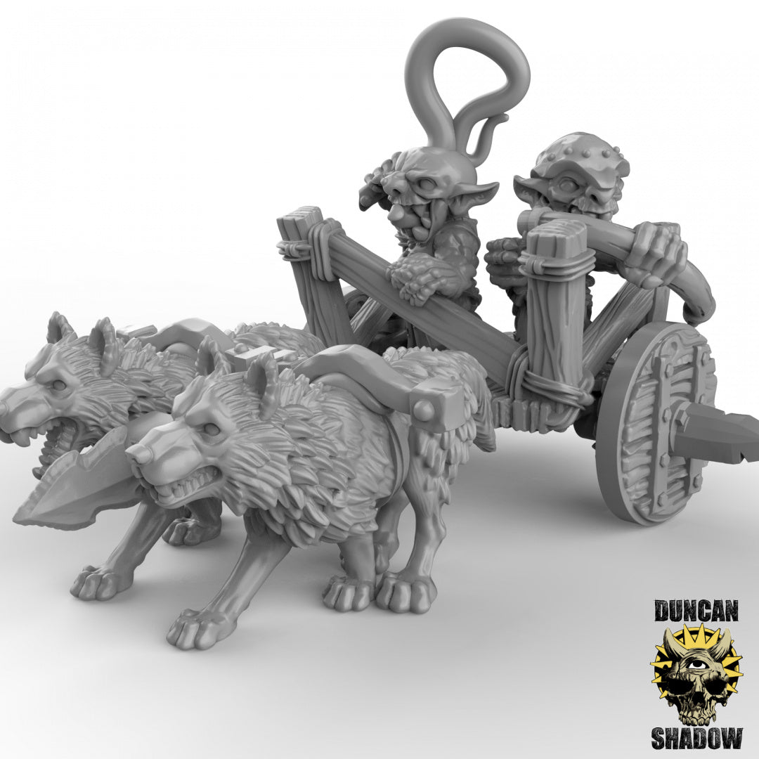 Goblin Chariot | Duncan Shadow | Compatible with Dungeons & Dragons and Pathfinder